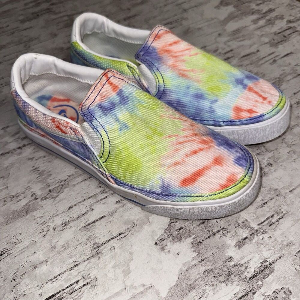 Women Nike Court Legacy Slip-on Shoes 6.5 Multicolor Tie Dye CZ1752-900